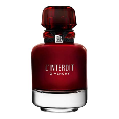 givenchy perfume l'interdit rouge notes|Givenchy le rouge interdit.